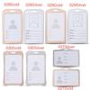 Exhibition Office School Vertical ID Business Case Aluminum Alloy Name Card Work Card Holders