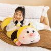Plush Bumblebee Pig Toy Long Style Stuffed Animal Doll Kids Gift Decoration