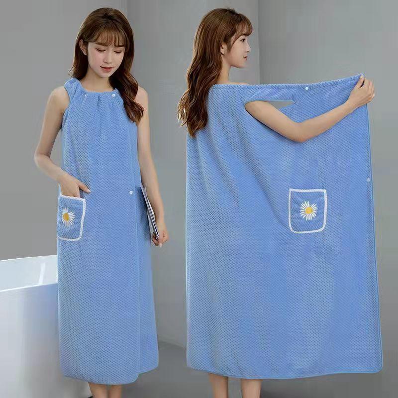 Lengthened Bath Towel Can Be Worn To Wrap Adult Bathrobes and Household Clothes Are Soft Without Shedding Hair