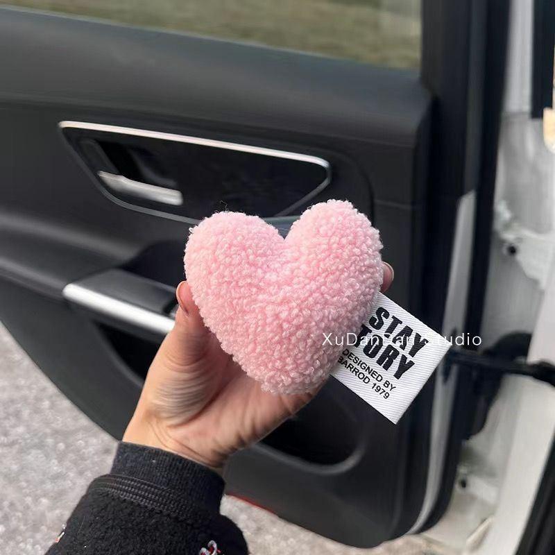 2 шт. Милые ретро красные сердечки Крючки на спинку сиденья автомобиля Органайзер-вешалка на подголовник автомобиля для сумки для продуктов, сумочки, Зажимы Авто Декор