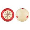 2pcs Red White Resin Billiard Training Cue Ball Pool Cue Ball Practice Training Artifact 1 Red Dot