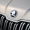 DDWO5 For Skoda 8/9/10cm Upgrade Your Skoda ABS Emblem Car Front Hood Badge Rear Trunk Sticker For Skoda S Logo Octavia RS Superb MK2