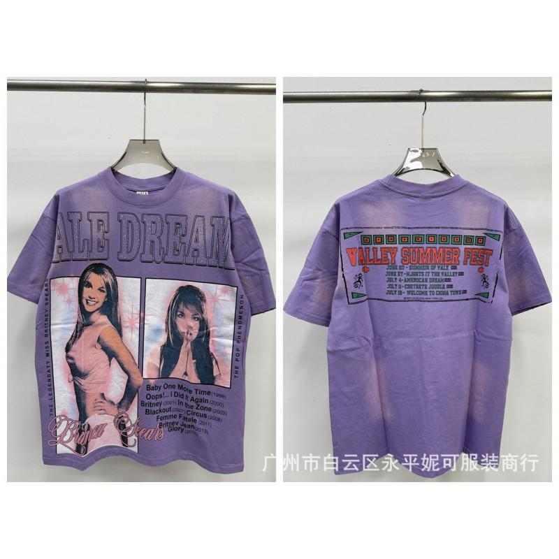 Mens Womens Loose Fit Streetwear Cotton Tee With Creative Graphic Print Casual Short Sleeve T-Shirt