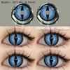Eyeshare Косплей цветные контактные линзы для глаз линзы для Хэллоуина синие контактные линзы для глаз черные линзы годовые 14,5 мм