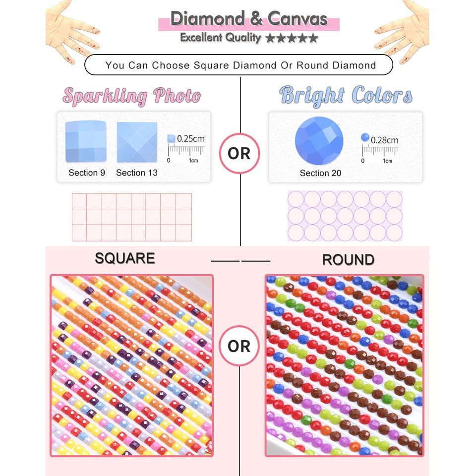 5D Diamond Painting Full Square DIY Cross Stitch Embroidery Portrait Set Art Picture of Rhinestones Gift Diamond Mosaic