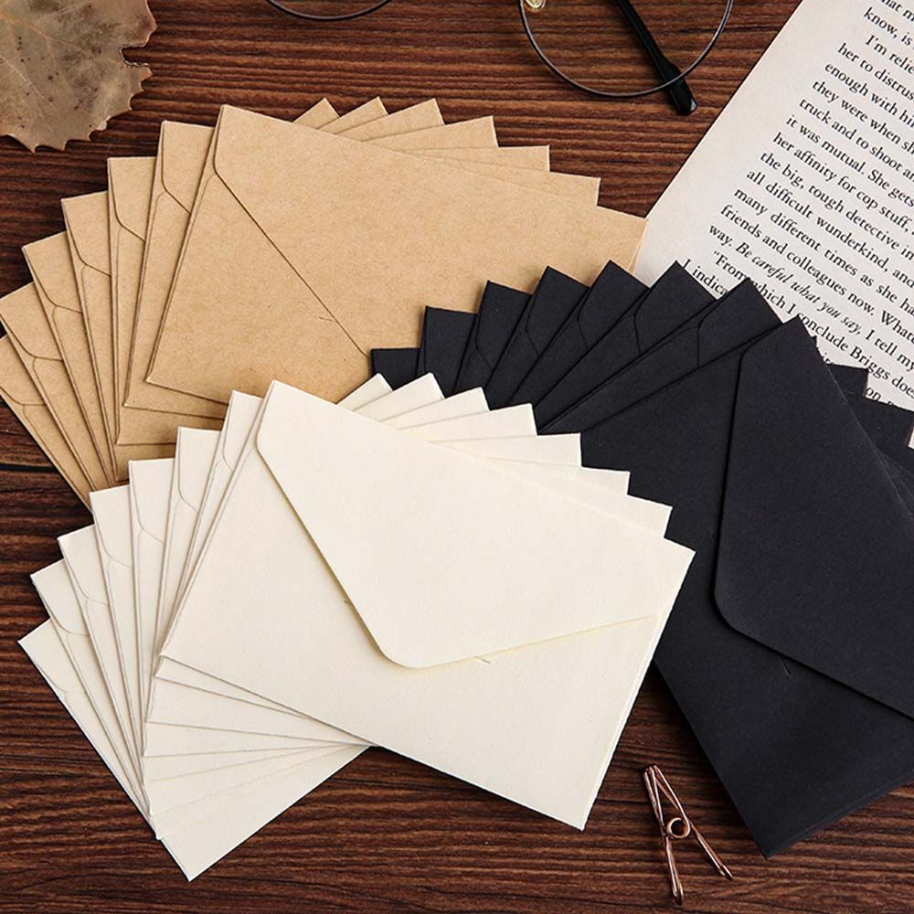 Card Cover Office Supplies Card Holder Kraft Blank Envelope Window Envelope Small Paper Envelope