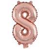 32 Inch Rose Gold Digital Balloon Number Helium Foil Birthday Party Wedding Decoration ADM