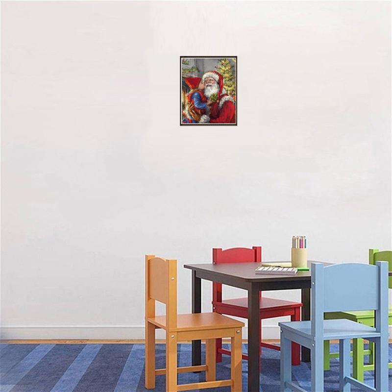 DIY 5D Алмазная картина Санта-Клаус Вышивка крестом Полный круглый дрель Алмазная вышивка