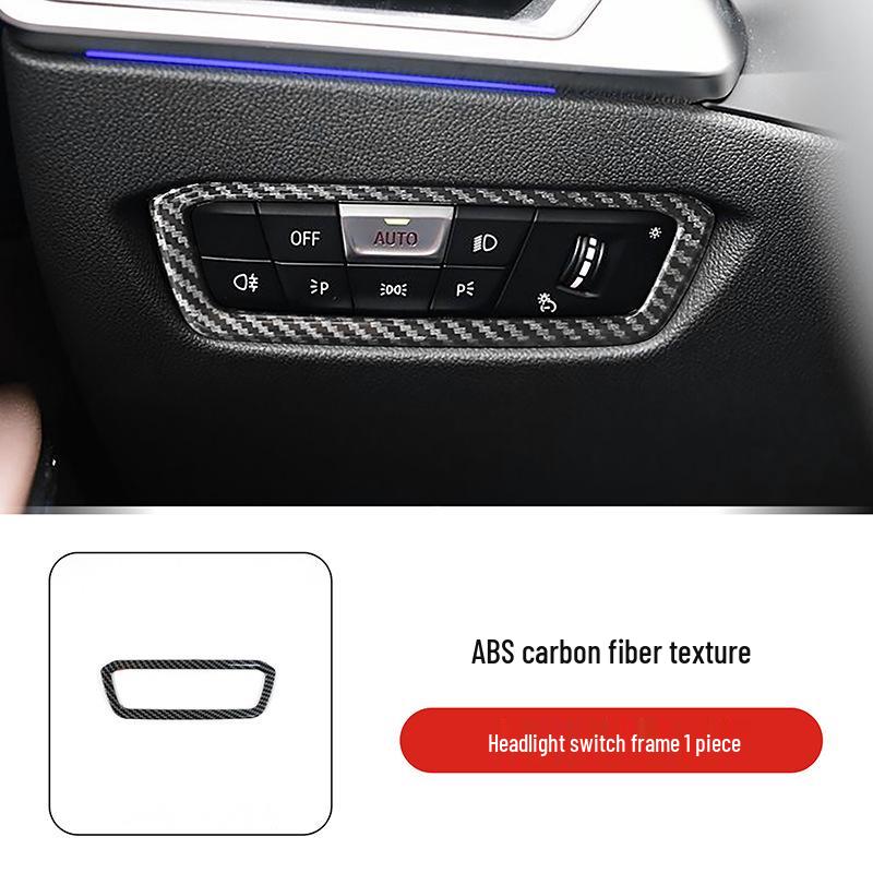 Декоративная рамка переключателя фар для BMW 3 серии (2013-2025) F30/G20 330li