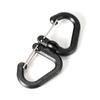 Портативные S-образные цепные крючки с поворотом на 360 градусов, двойной карабин, поворотный зажим для походов, кемпинга, выгула собак