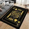 King of Spades Card Design suitable as a non-slip mat for the living room or bedroom sofa