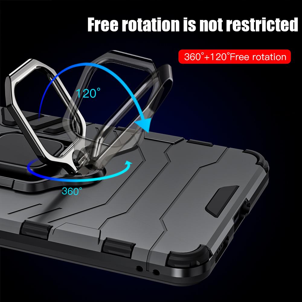 KEYSION Противоударный защитный чехол для IQOO Neo9 Pro 8 Pro 7SE, мягкий силикон + ПК, металлическое кольцо-подставка, задняя крышка для телефона для VIVO IQOO Neo 9