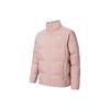 Outdoor Series Solid Color Four-Proof High Collar Warm Snow Shell Down Jacket Unisex Outerwear Peach-Pink 952347916-5