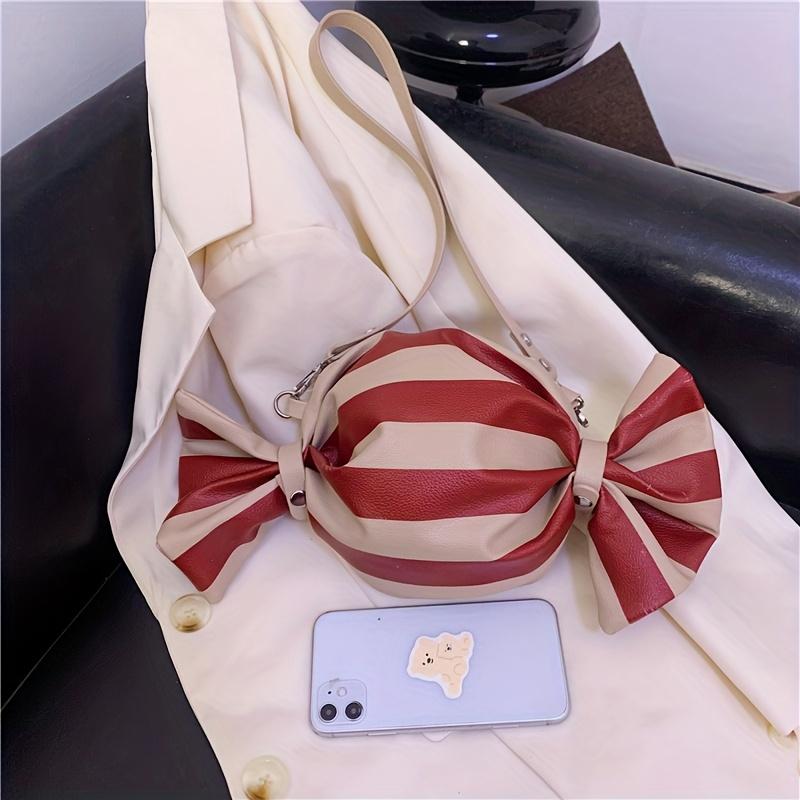 Женская сумка через плечо Забавная сумка через плечо в форме конфеты