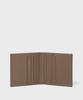 Paul Smith Striped Colored Edge Wallet in Grayish Beige