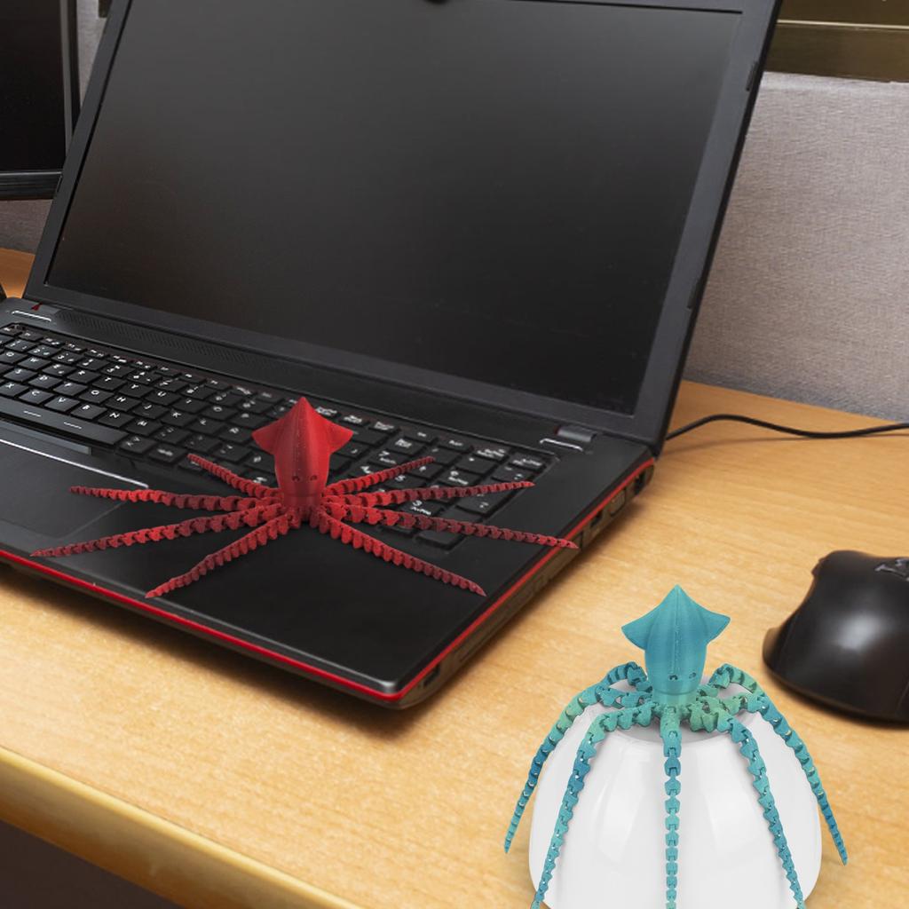 3D-печать каракатицы 3D-печать шарнирная игрушка каракатицы игрушка для взрослых и детей загадочная игрушка каракатицы