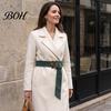 Adjustable Waist Strap for Overcoat Woolen Belt Women, Wide Double-Sided Brushed Coat Replacement Slimming Cincher Women Belt, Solid Color Stylish