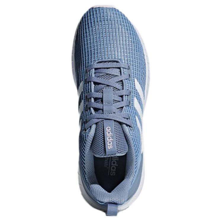 adidas Нескользящие Низкие Беговые Кроссовки Женские Сине-Белые DB1298