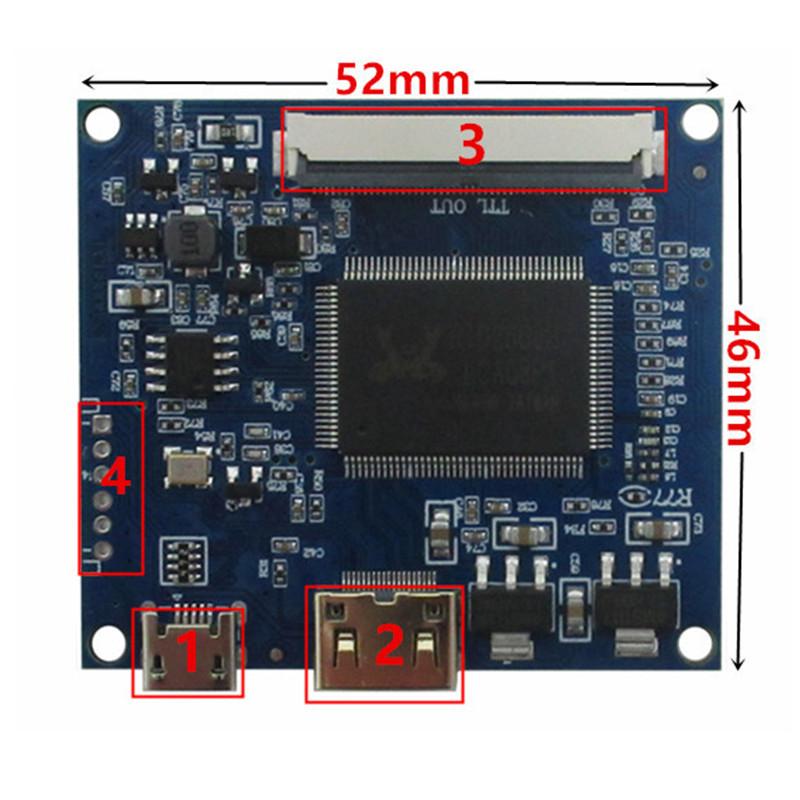 6,5-дюймовый AT065TN14 ЖК-дисплей, плата управления драйвером, мини-HDMI, совместимая для DIY Lattepanda, монитора Raspberry Pi PC