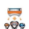 Gillette Fusion Manual Razor Blades, Pack of 4, 3 Pieces ,Korean Razor Blade