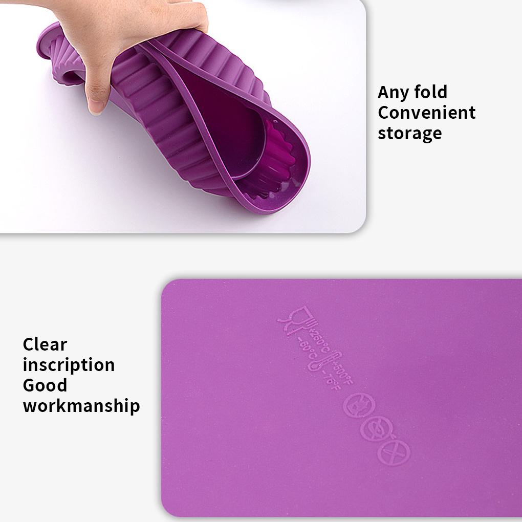 10 Inch Pizza Round Silicone Mold Lace Edge Baking Pans Handmade Cookie Loaf Tray Thin Cake Mould Kitchen Gadgets Tools