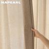 1 шт. NAPEARL Шторы в кремовом стиле, полузатемняющие, японский имитация льна, плотные шторы для спальни, гостиной, балконного окна, для домашнего декора