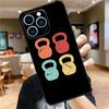 Фитнес-чехол для бодибилдинга и тренажерного зала для iPhone 17 16 15 13 12 11 14 Pro Max Mini Plus 16e 17 Air С бампером Защитная крышка Аксессуары