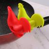 Pot Lid Clip Heat-resistant Good Toughness Spill Proof Chicken Shape Pot Cover Lifter Holder Kitchen Gadgets