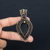 Black Tourmaline Pendant Gemstone Jewelry, 999 Copper Wire Wrapped Pendant, Handmade Amazing Pendant Jewelry