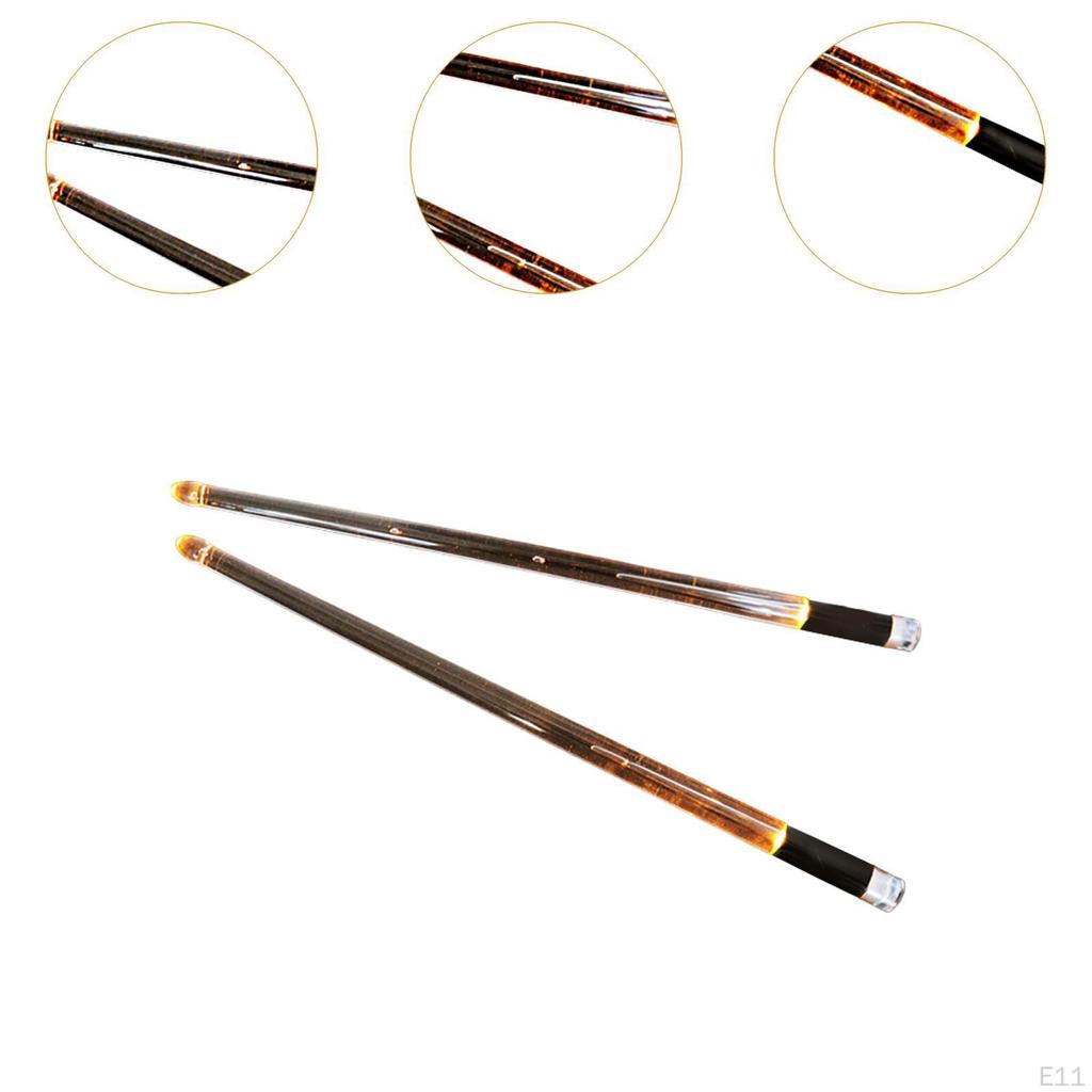 2 шт. светящиеся барабанные палочки светящиеся наконечники барабанные палочки легкие прохладные перкуссии