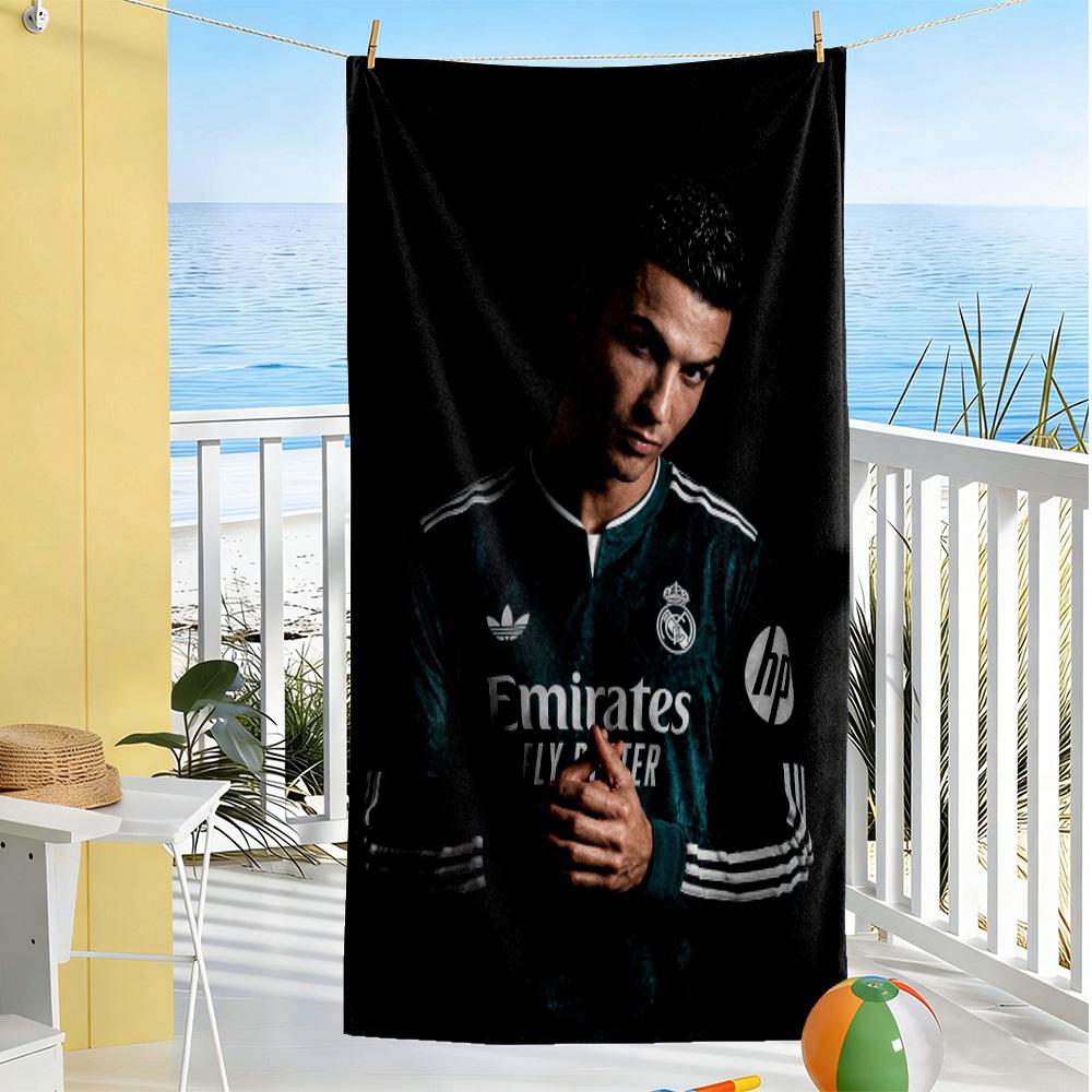 Ronaldo's Number Seven Glory Beach Towel Super Soft & Absorbent Comfortable Lightweight