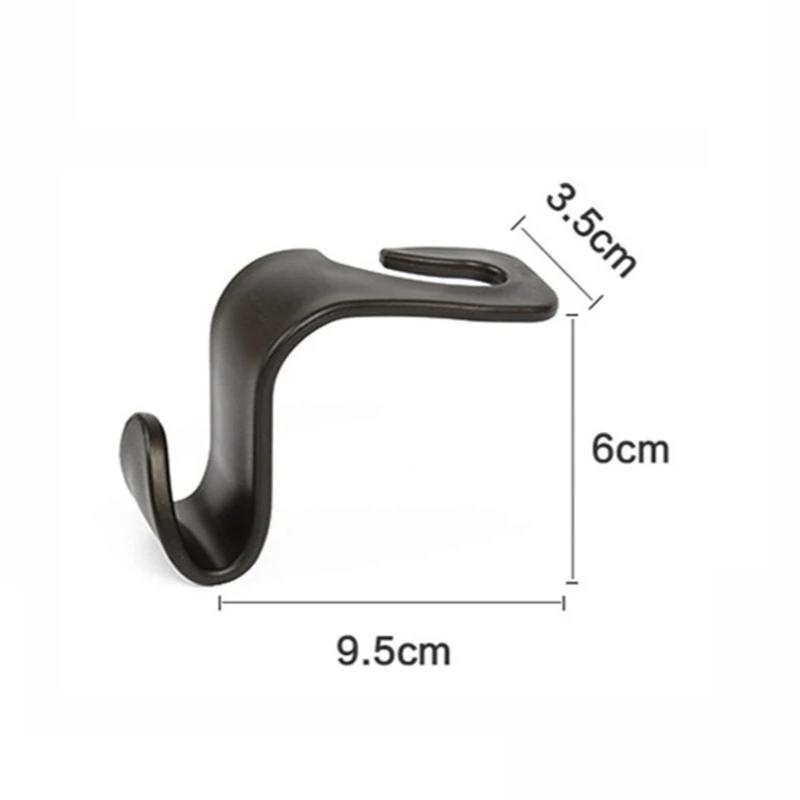 Creative Car Interior Hooks 2PCS - Seat Back, Multifunctional Car Shelves, Seat Headrest Hooks, Car Storage