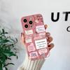 Английская этикетка относится к чехлу для мобильного телефона Apple 16 iPhone15 прозрачный 14 с подушкой безопасности 13promax12 продвинутый