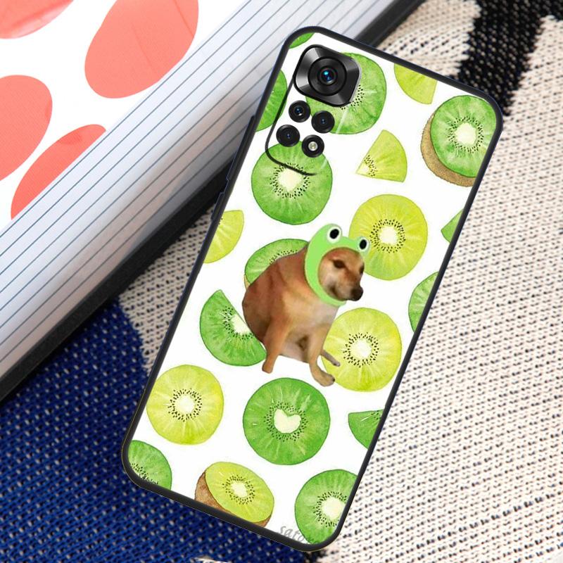 Чехол Doge Dog Cheems Meme для Xiaomi Redmi Note 11 10 8 9 12 Pro Note 11S 10S 9S 8T Redmi 10 10C 12C 9C 9T