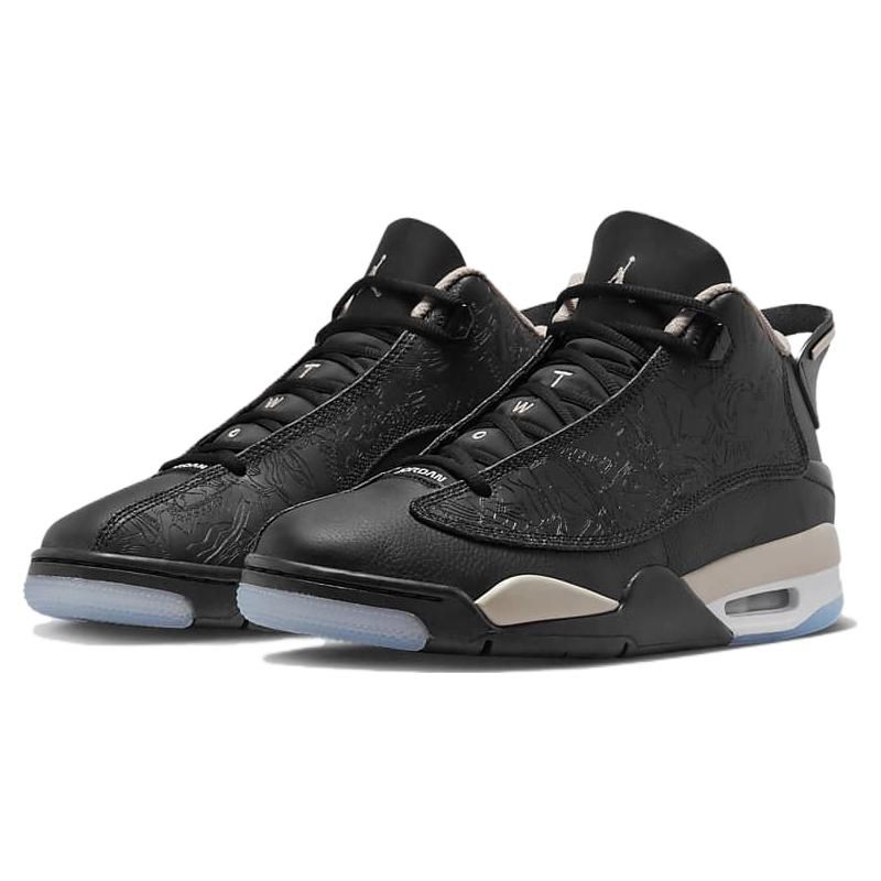 Мужские кроссовки Air Jordan Dub Zero Черный Ископаемый камень Белый 311046-021