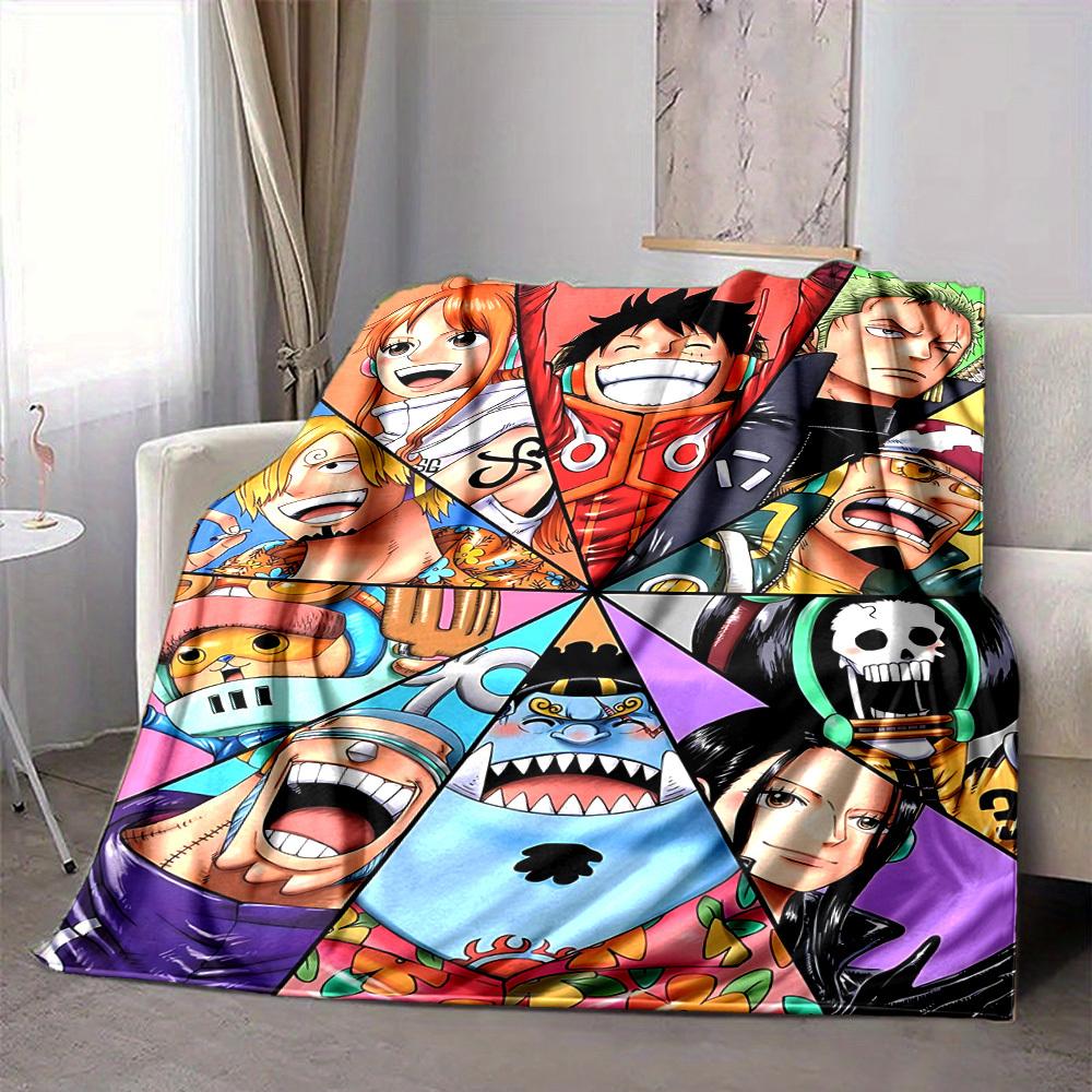 1 шт. Плед One Piece, Плед для дивана, кровати, путешествий, кемпинга, гостиной,
