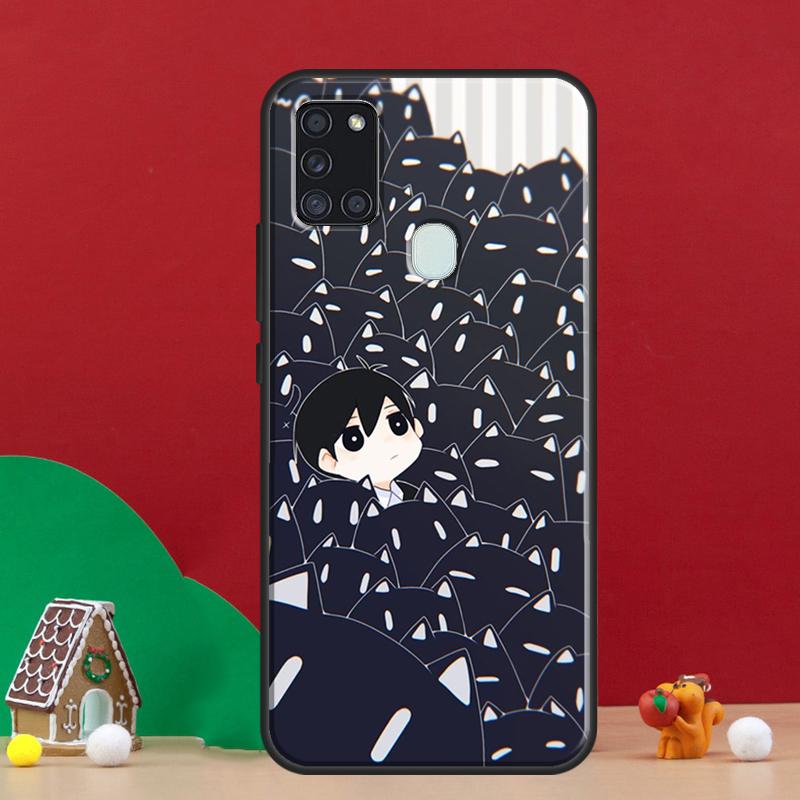 Обложка игры Omori для Samsung Galaxy A54 A34 A14 A32 A12 A22 A52 A72 A13 A33 A53 A50 A52S A51 A71 Задний чехол
