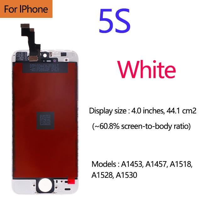 AAA+++ OEM ЖК-экран для iPhone 5 5s 5c 6s 7 8 Plus ЖК-экран с сенсорным экраном в сборе Дигитайзер для iPhone 6 6s Plus 7 8 Дисплей