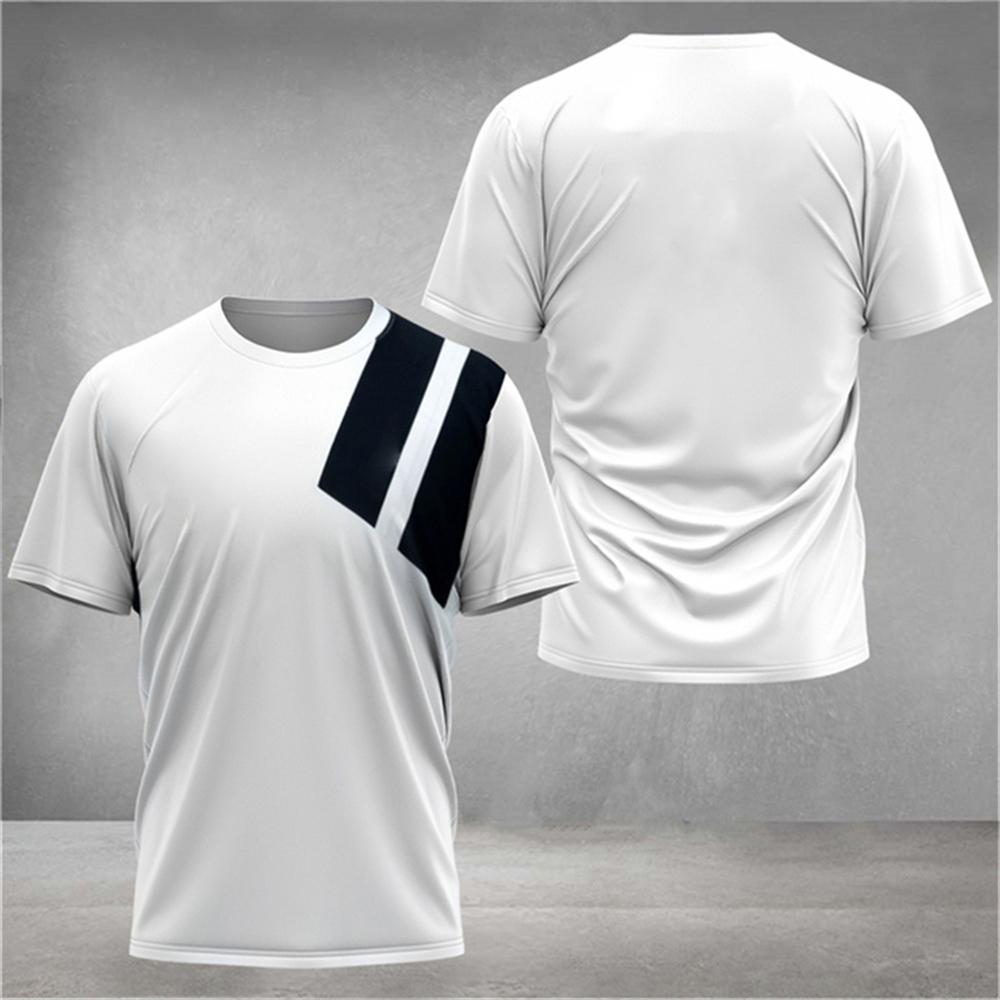 Летняя повседневная мужская футболка с коротким рукавом, узором и принтом, пуловер с круглым вырезом, модные мужские футболки, свободная одежда, спортивная одежда