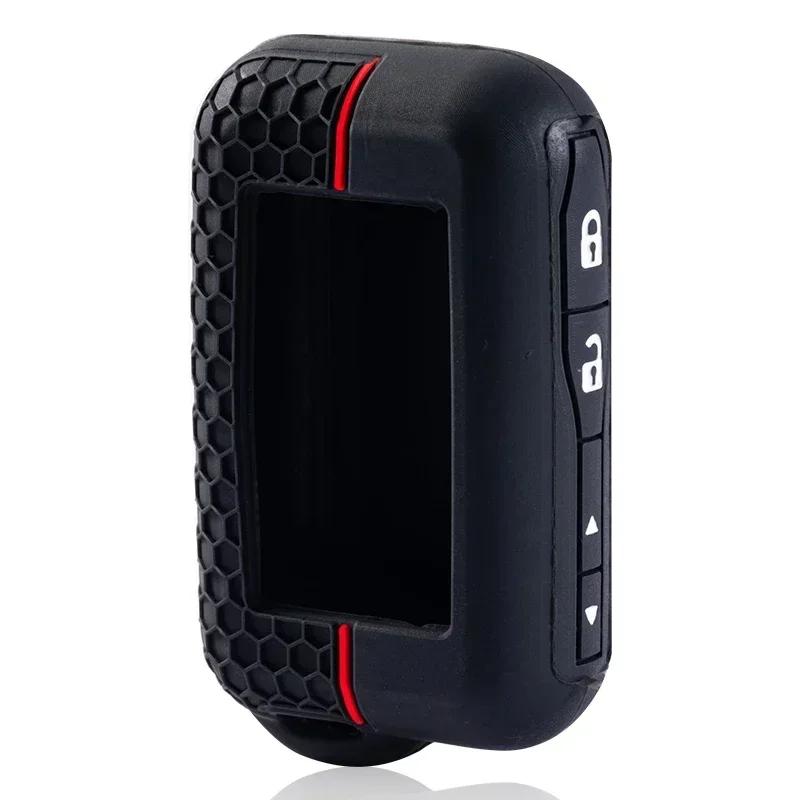 Силиконовый чехол для ключа подходит для Starline E90 E60 E91 E61 E63 E65 E85 E92 E95 E96 Автомобильный противоугонный ЖК-пульт ДУ Чехол