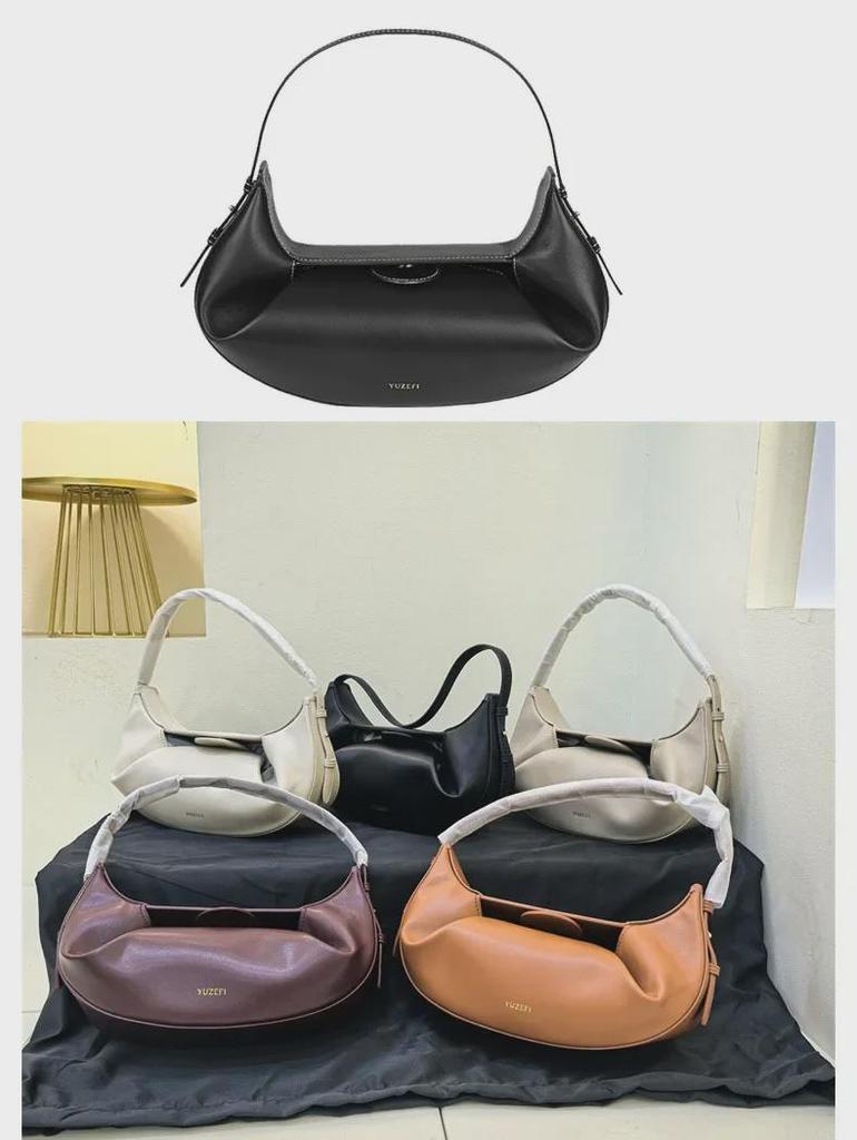 YUZEFI Fortune Cookie Retro Leather Clutch Bag for Women