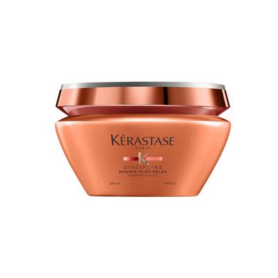 Маска для волос Kerastase Oleo Relax, 200 мл, Уход Discipline для кудрявых волос, Интенсивный уход, Разглаживание, Увлажнение и защита от влажности