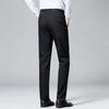 Shanshan Men's Silk Blend Business Casual Trousers