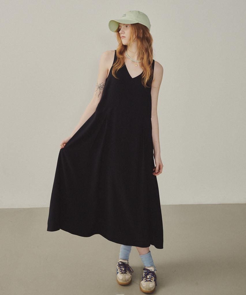 Melly And Rose Flare Long Dress (315300)_Navy