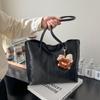 2025 New Retro Textured Women's Versatile Tote Bag - Large Capacity Shoulder Bag for Class and Commuting