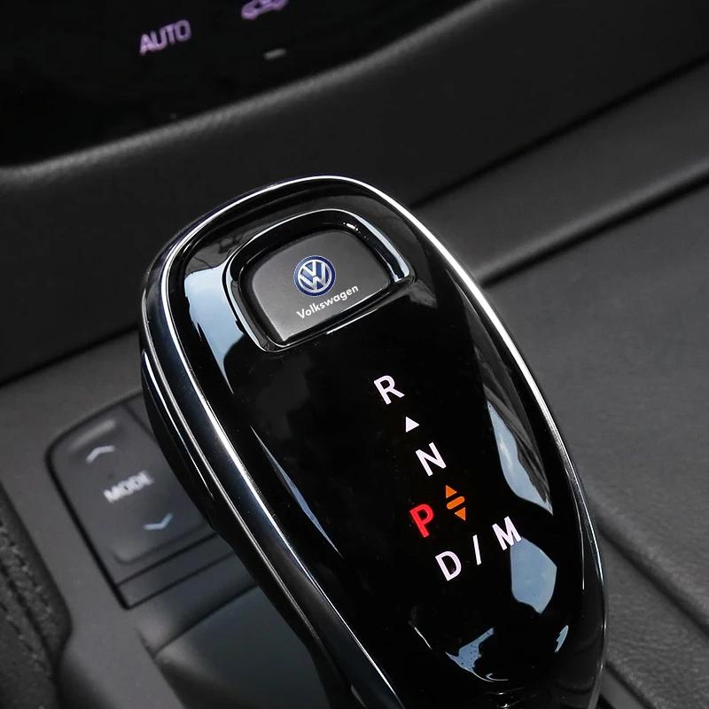3D Metal Car Interior Dekoration Stickers Badges Car Styling For Volkswagen Tharu R Polo T5 GTI Tiguan Passat R-Line Golf Arteon