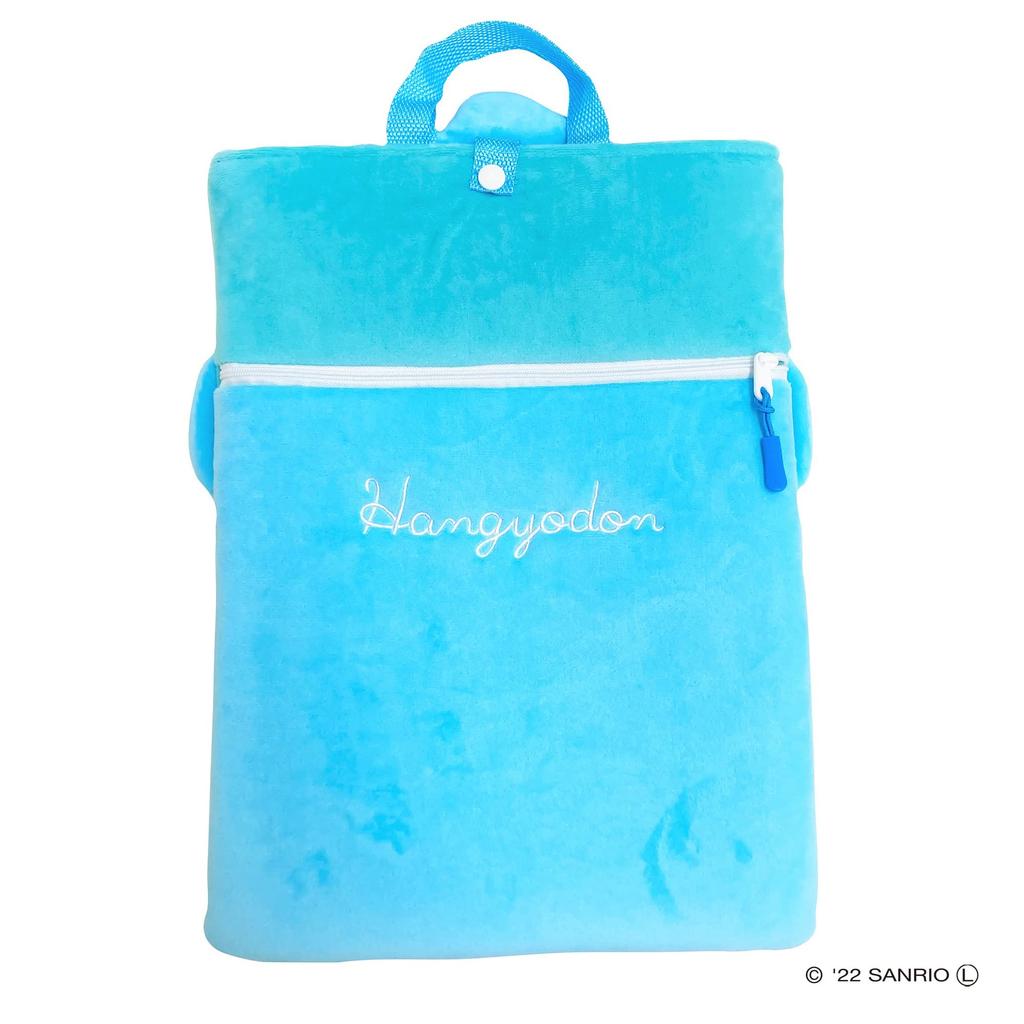 MORIPiLO Morishita Многофункциональный чехол для хранения для детей и взрослых Hangyodon Зеленый 26x35см Чехол из плюша для компьютера/планшета Товары с персонажами Sanrio 4621093