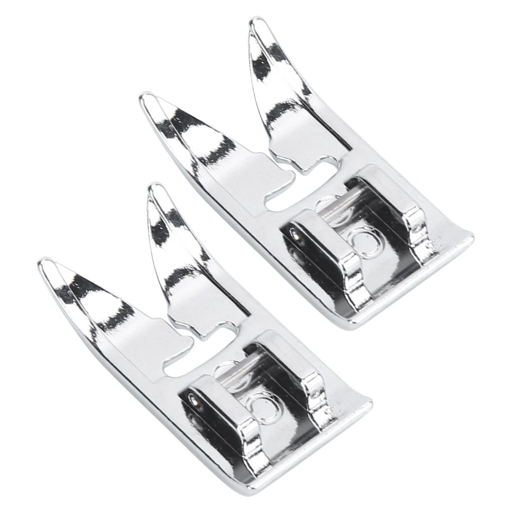 2Pcs Presser Foot Wear Resistance Stainless Steel Sewing Tools for Replace Old Sewing Machine Accessories