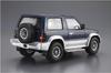 Aoshima Bunka Kyozai Модель Автомобиля 103 Mitsubishi V24WG Pajero Металлическая Крыша Широкий Пластиковый Модельный Комплект ООО. (АОСИМА) нет. 1/24 XR-II '91