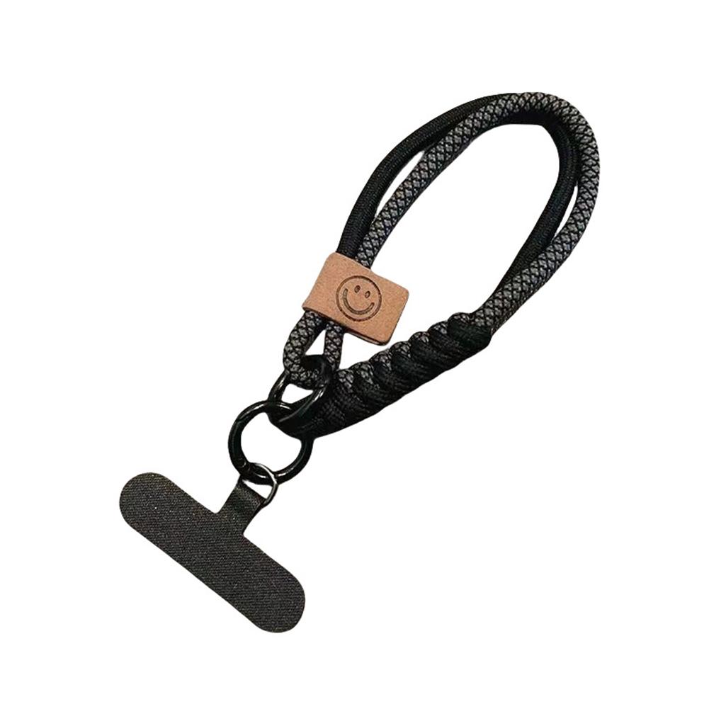 Collision Color Woven Phone Case Universal Hanging Rope Short Handheld Pendant Anti Fall Versatile Wristband Trend Niche